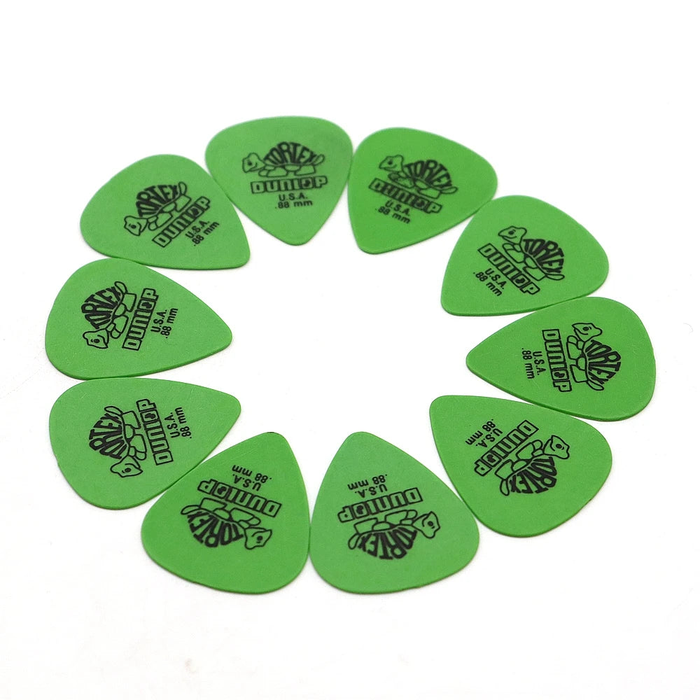 10pcs Dunlop Guitar Picks Electric Guitar Parts Picks Accessories 6 Kinds Thickness Picks