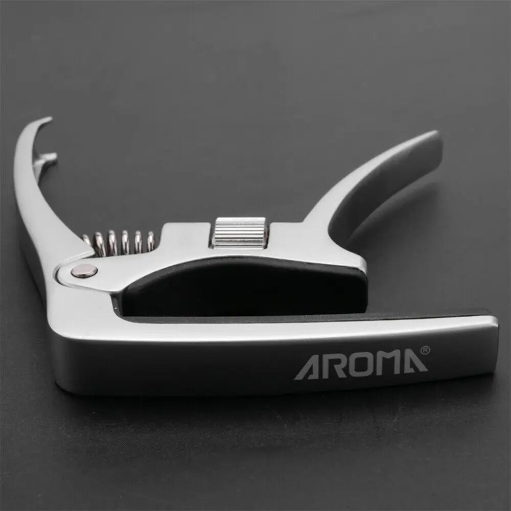AROMA AC-30 Guitar Capo for Acoustic Guitar and Electric Guitar Pressure Tension Guitar Pressure Tension Adjustable Guitar