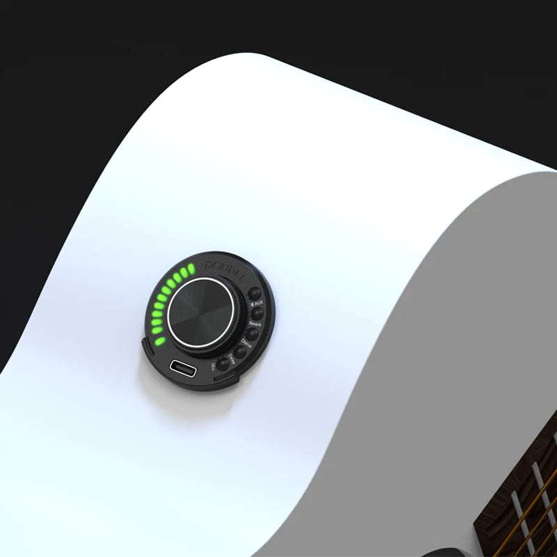 DOUBLE OS1 Acoustic Guitar Pickup Chorus Delay Reverb Effects With Microphone Digital Control Resonance Pickup