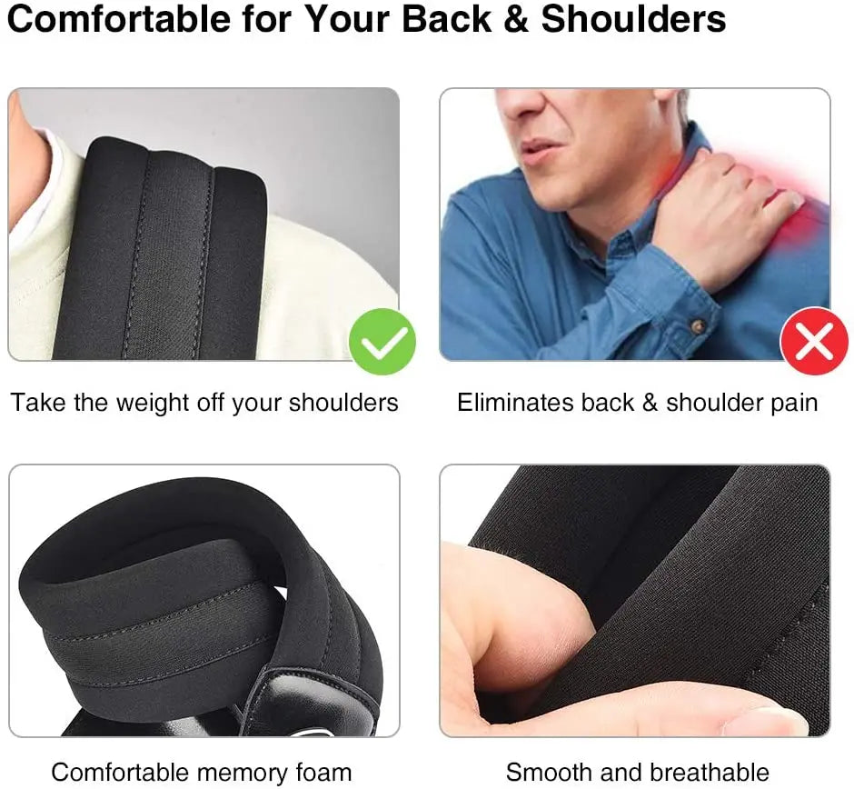 LEKATO LGS-2  Electric Guitar Strap Shoulder Belt Adjustable 3D Sponge Musical Belt Guitar Strap 3" Wide With Pick Holder