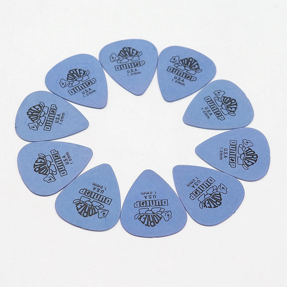 10pcs Dunlop Guitar Picks Electric Guitar Parts Picks Accessories 6 Kinds Thickness Picks