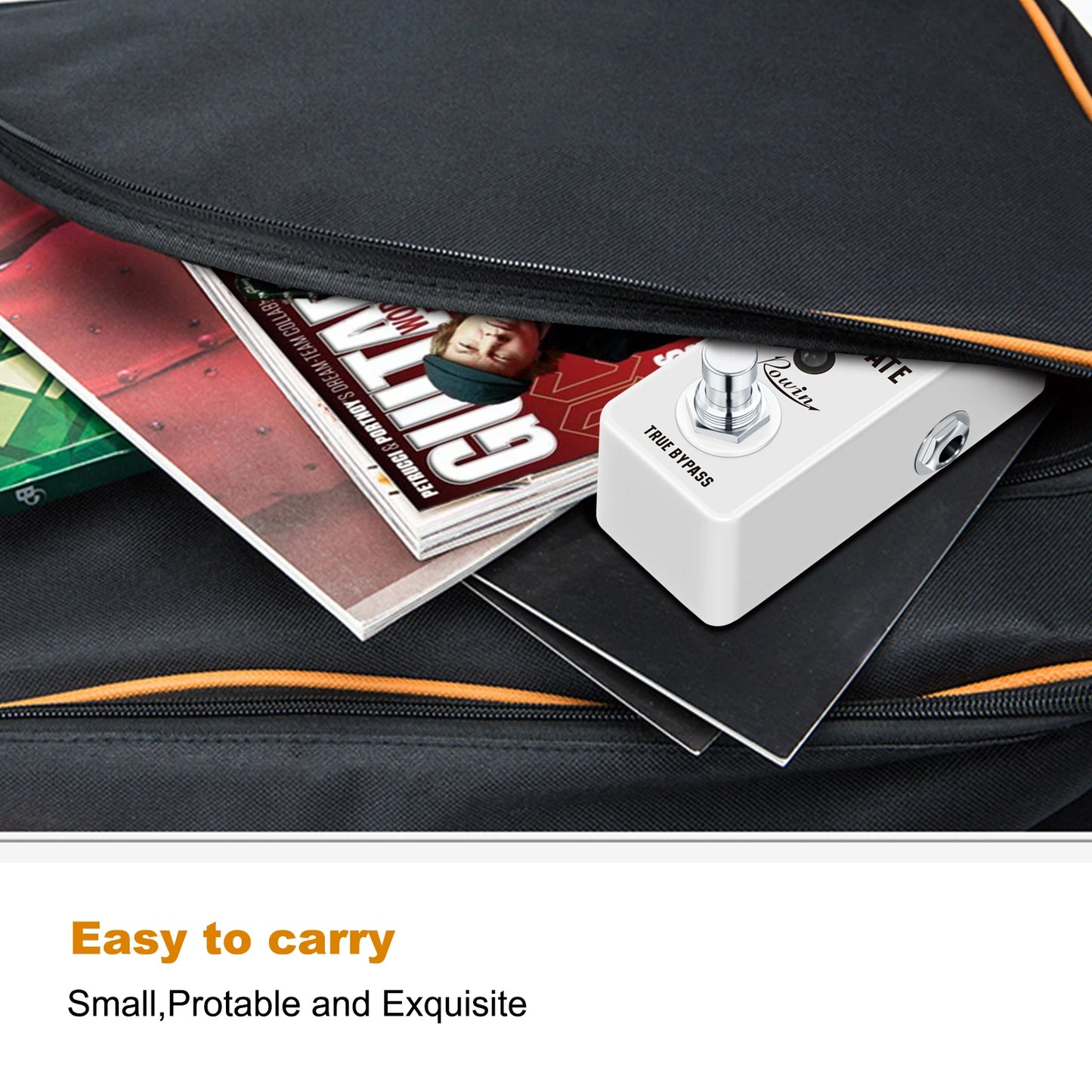 Rowin Guitar Noise Gate Pedal Noise Killer Pedals Noises Suppression Effects For Electric Guitar Hard Soft 2 Modes Noisegate