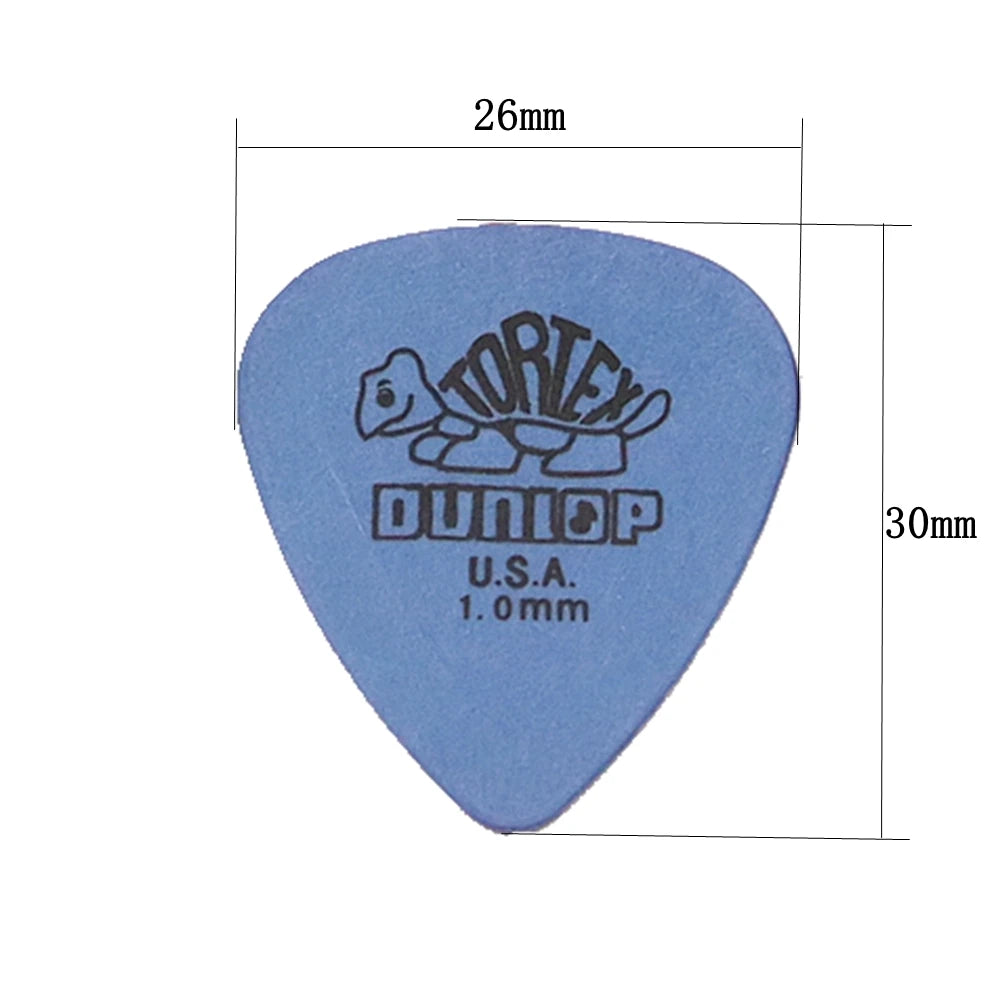 10pcs Dunlop Guitar Picks Electric Guitar Parts Picks Accessories 6 Kinds Thickness Picks