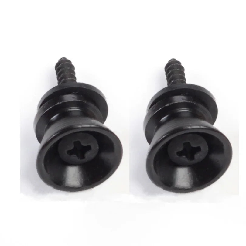 1/2/3/5 Pieces Metal Guitar Strap Lock Button with Mounting Screw for Acoustic / Classical / Electric Guitar Ukulele
