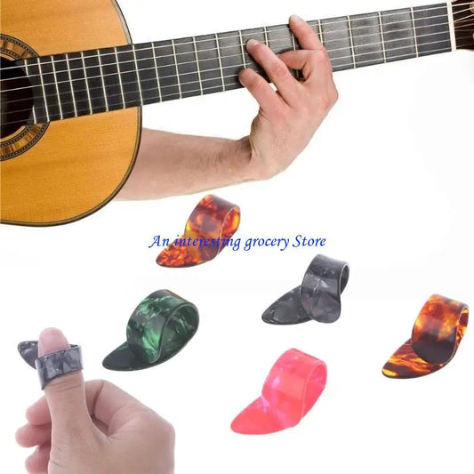 652D 1PC Celluloid Guitar Thumb Pick Plectrums Guitar Plastic New