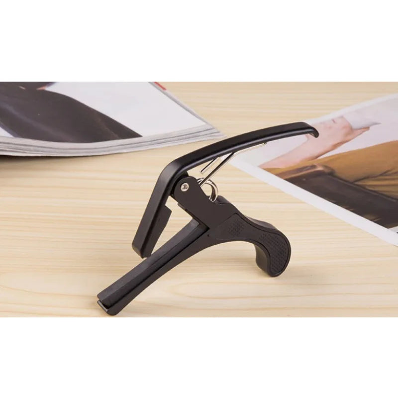 Capo Zinc Alloy Guitar Capo Dual-Use Capo for Folk and Electric Guitars Dual-Use Guitar Accessories