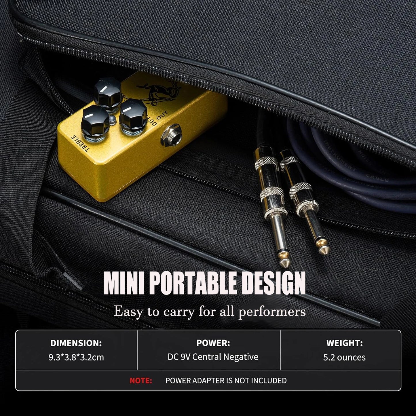 MOSKY Golden Horse/Silver Horse Mini Overdrive Guitar Effect Pedal | True Bypass | Dual Voice Modes | Analog Circuit