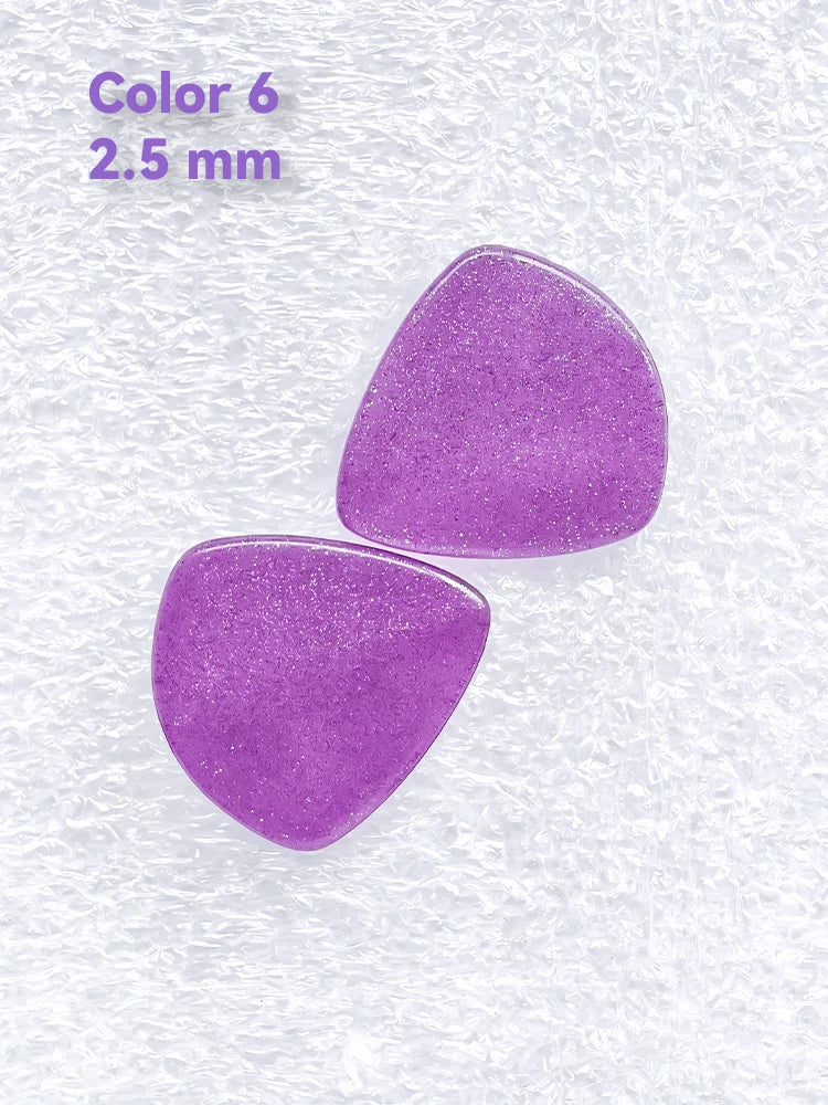 1pc/3pcs Guitar Pick 2.0/2.5 mm Resin Guitar Picks Multiple Colors Marble Pattern, Guitar Accessories