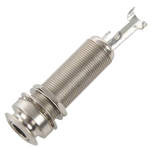 CGDS-20PCS Guitar Pickup Endpin Output Jack Nickel Strap Lock Chrome