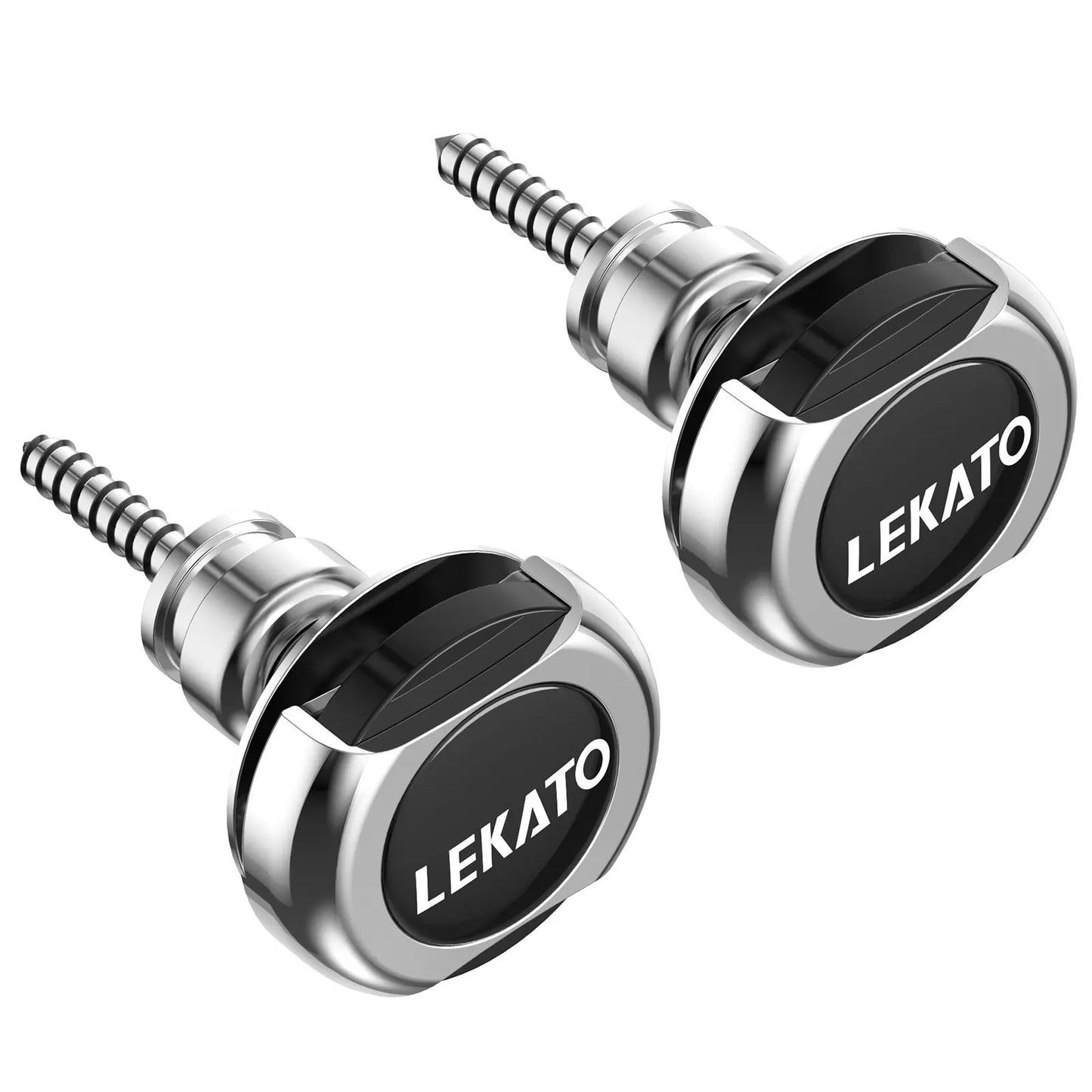 Lekato 2Pcs/Set Guitar Strap Lock Straplock Button Guitar Strap Buckle Button Lock Pins for Acoustic Electric Bass Guitar Strap