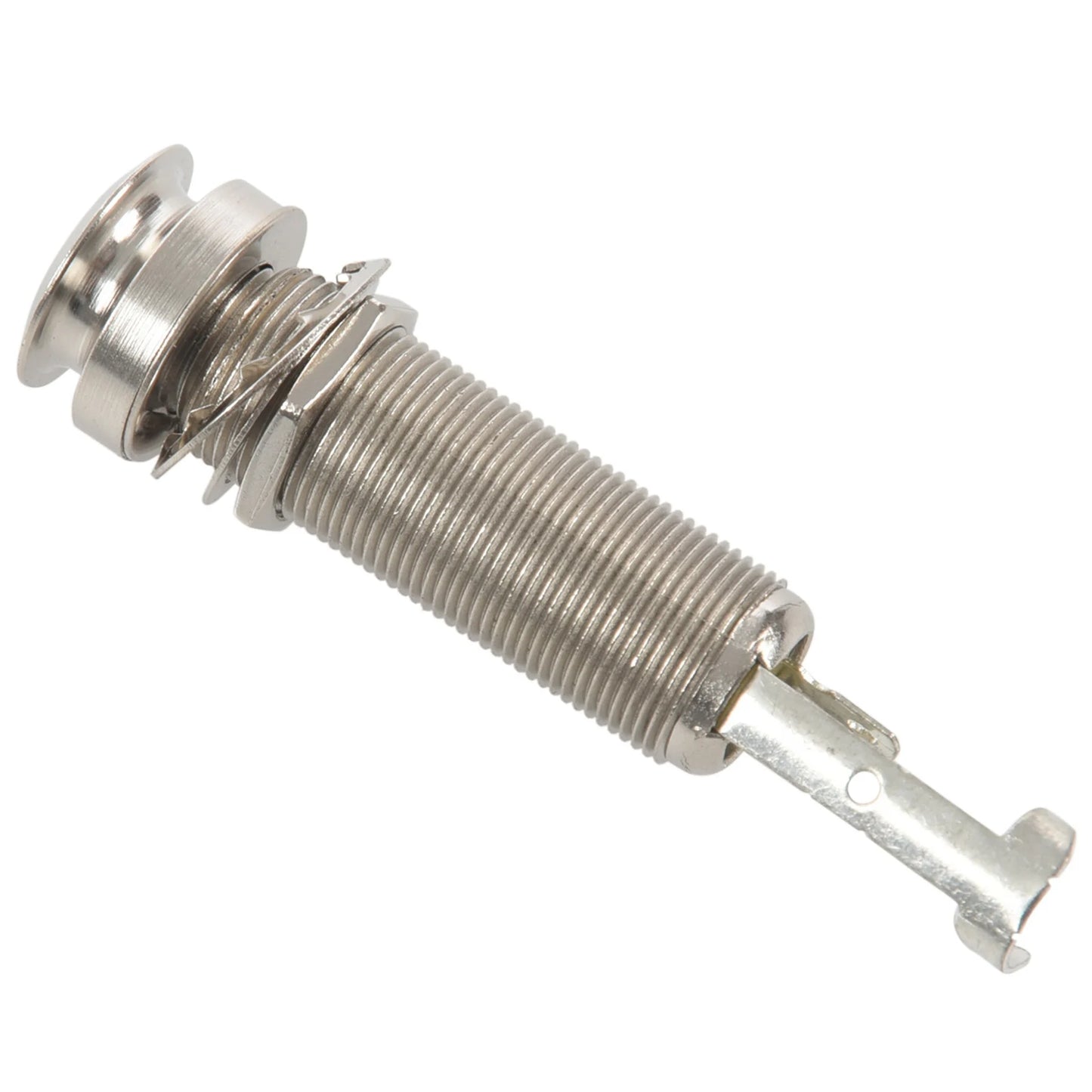 CGDS-20PCS Guitar Pickup Endpin Output Jack Nickel Strap Lock Chrome