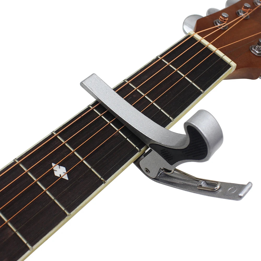 Universal Guitar Capo Guitarra Tuning Clamp Key Zinc Alloy Metal Capo For Acoustic Classic Electric Guitar Parts & Accessories
