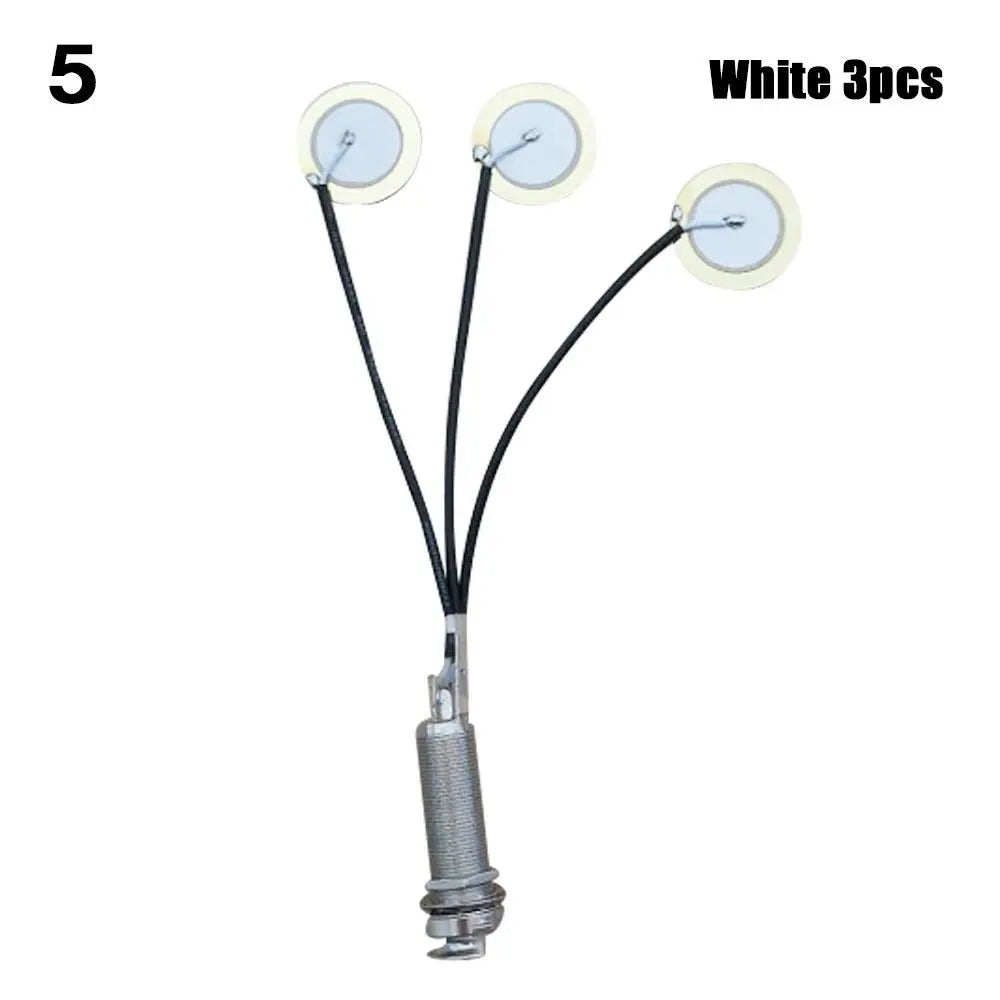 Guitar Pickup Professional Piezo Contact Transducer Microphone Pickup for Guitar Violin Banjo Mandolin Ukulel Guitar Accessories