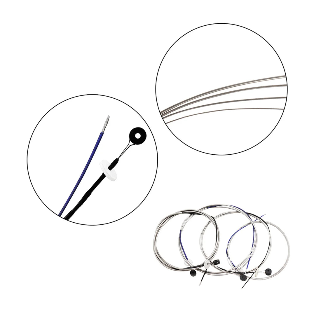 IRIN BD100 Double Bass Strings Big Bass Strings Steel Wire Core Silver-plated Alloy Wound Stringed Instrument Parts Accessories