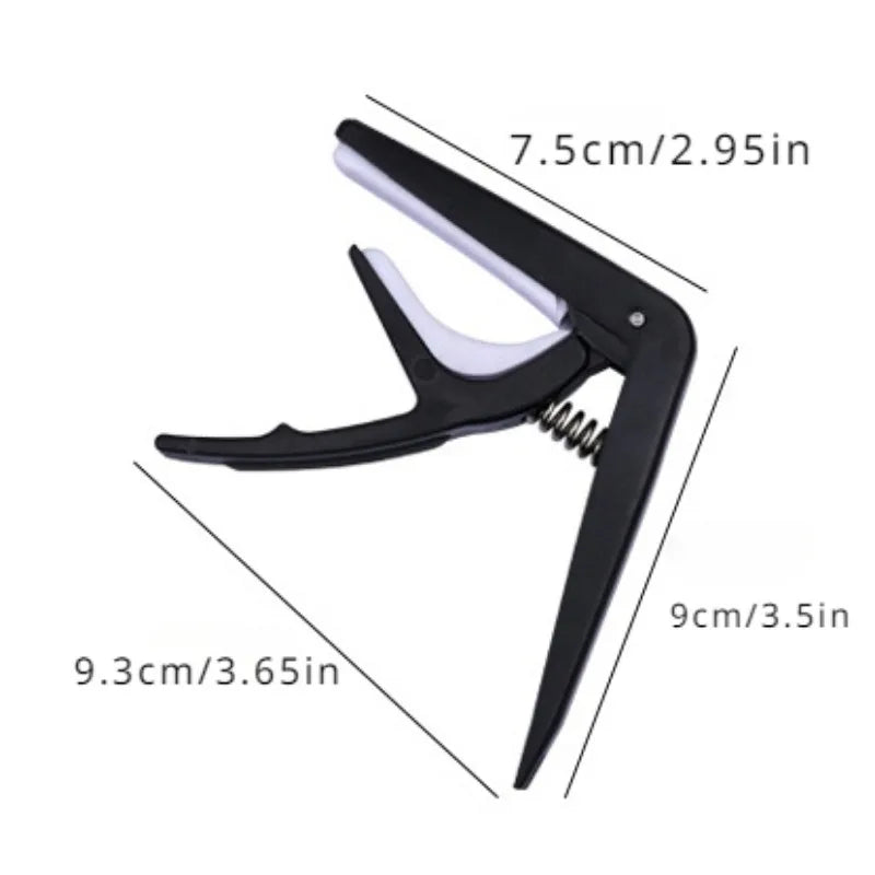 Universal Acoustic Guitar Capo Clip Plastic Metal Clamp Changing Strings Tools for Wood Classic Electric Guitar and Ukulele