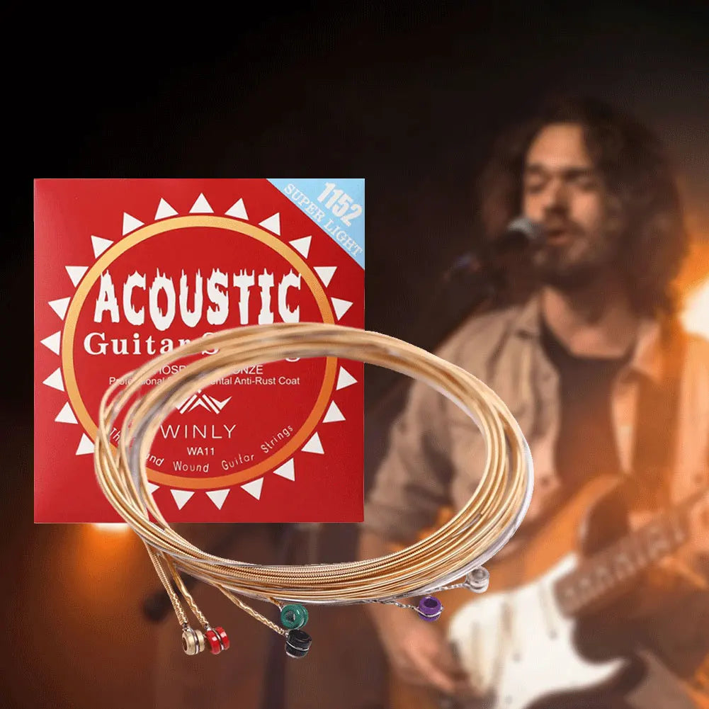 Acoustic Guitar Strings Steel Core Phosphor Bronze Strings Classical Guitar Strings for Guitar Professionals