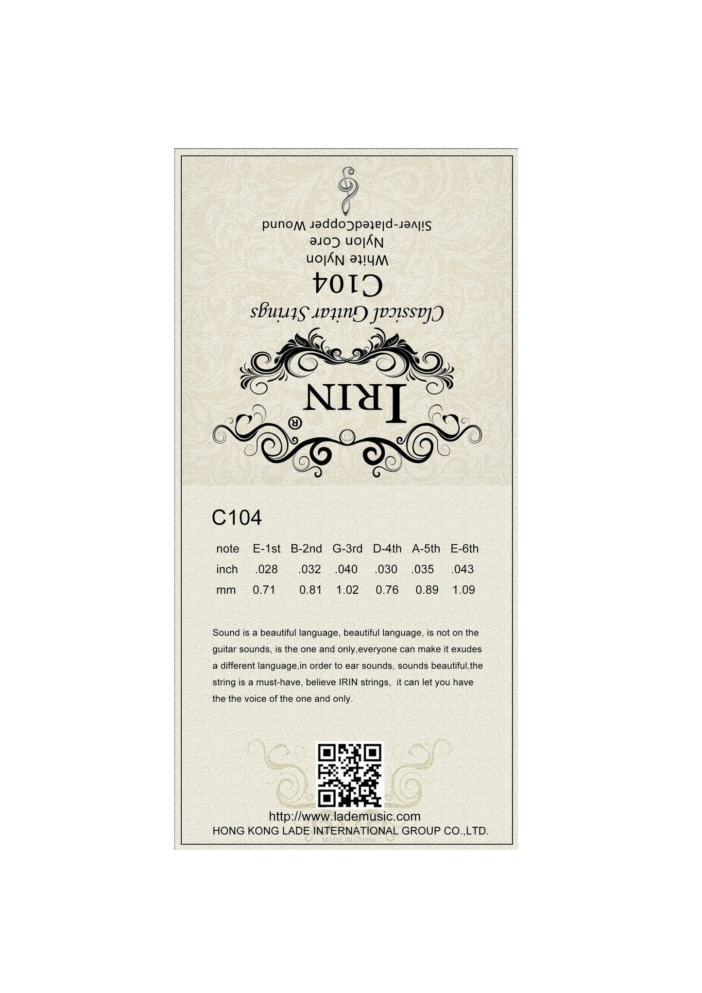 SLADE 6Pcs Classical Guitar Strings Nylon Fiber Strings For Guitar Classical Musical Instruments Guitar Durable Accessories