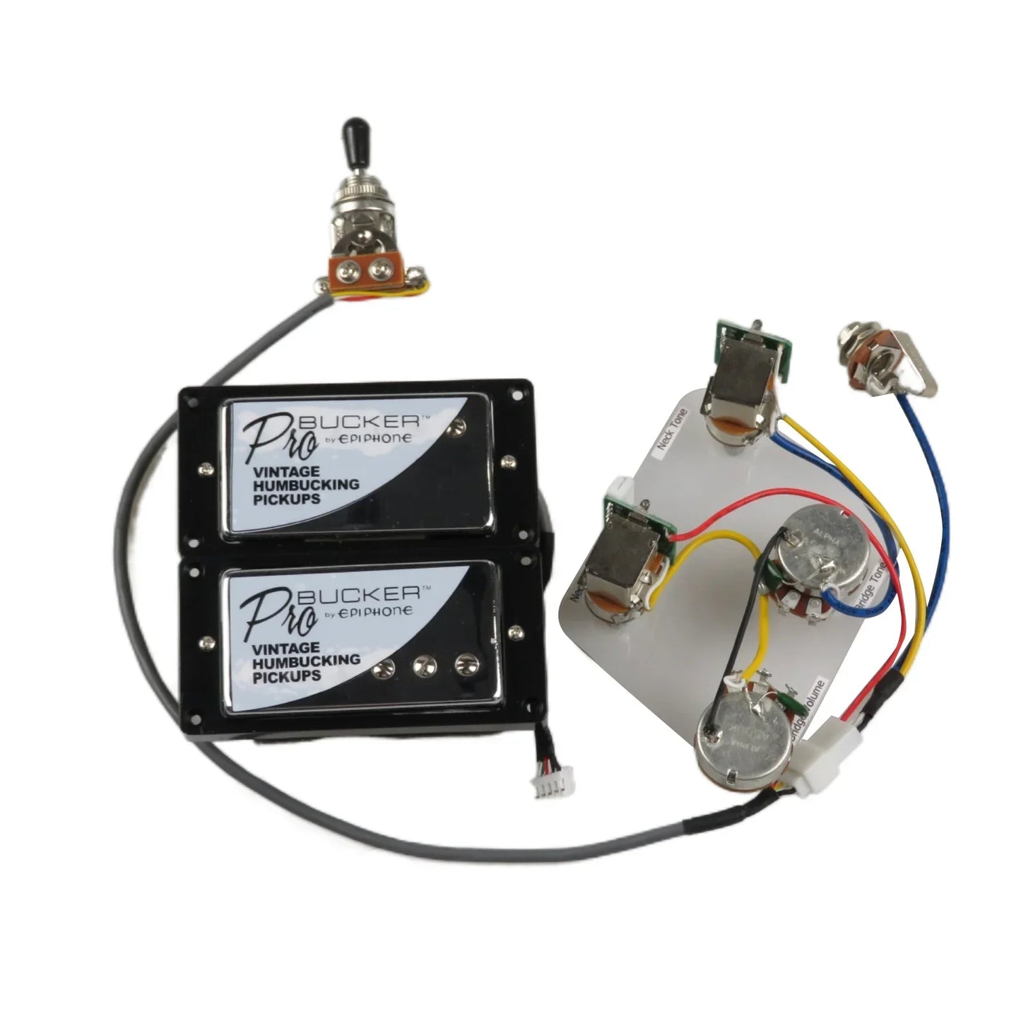 Guitar Pickups Alnico 5 ProBucker Humbucker Pickups Push/Pull Wiring Harness set