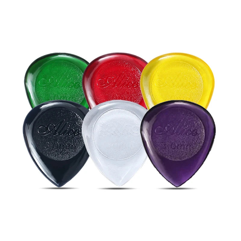 5/10pcs Guitar Picks Water Droplet Shape Acoustic Electric Bass Plectrum Mediator 1/2/3mm Fast Picking Guitar Accessories TMZ