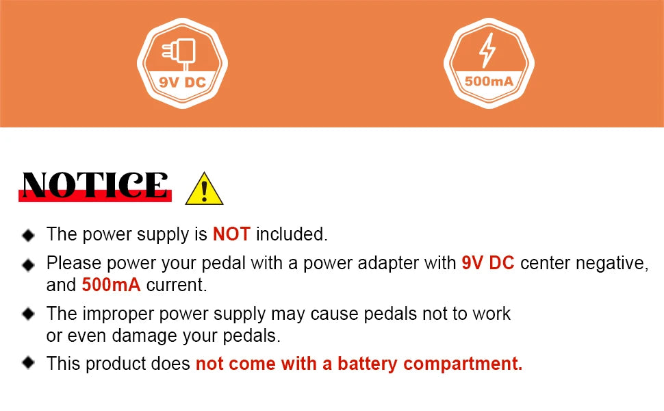 Noise Gate Pedal Noise Killer Guitar Pedal Noise Suppressor Effect 2 Modes for Electric Guitar and Bass True Bypass