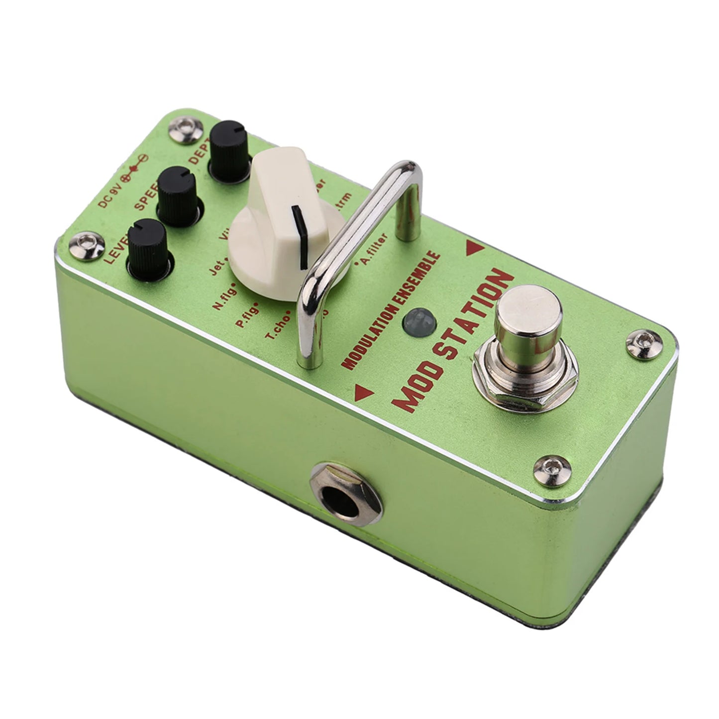 AMS-3 Mod Station Modulation Ensemble Electric Guitar Effect Pedal Mini Single Effect with True Bypass Guitar Effects