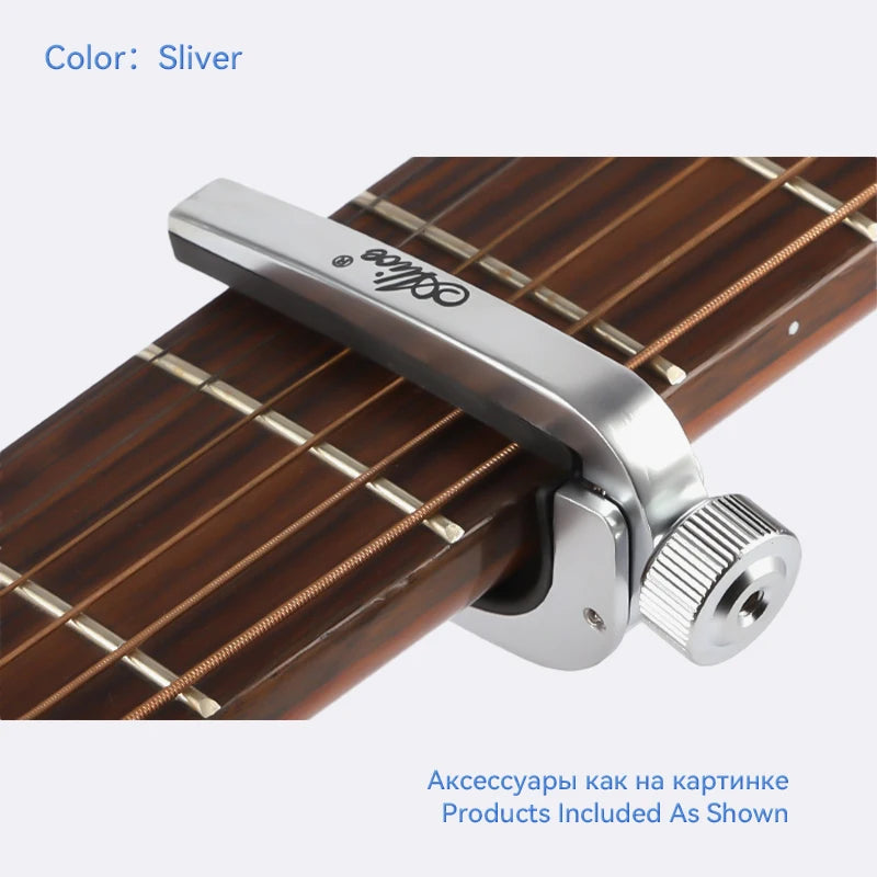Alice Guitar Capo A007J Alloy Material Suitable for Bass Acoustic Electric Guitar Etc. Guitar Accessories