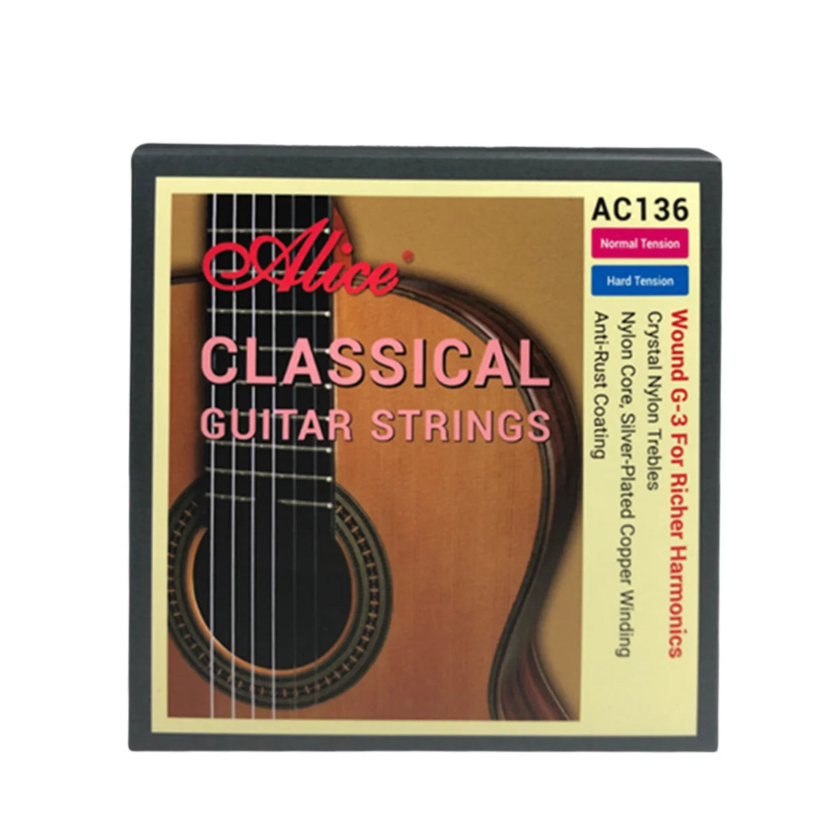 Alice Classical Guitar Strings 6 Pcs/Set Nylon Core Strings Instruments Accessories/AC148/AC158/AC108/AC130/AC139/AC136/AC132