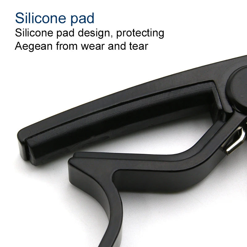 1PC Guitar Capo Aluminum Metal Guitar Clamp Capo Clamp Universal for String Instrument Multifunction Capo Guitar Accessories TMZ