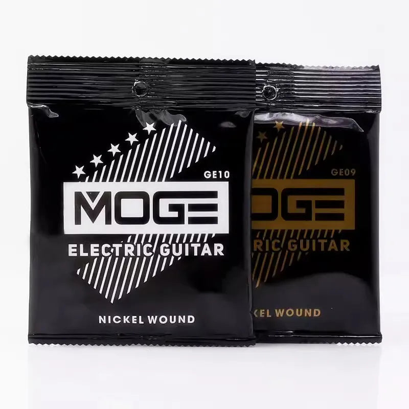 Moge Electric Guitar Strings Antirust Coating Nickel Wound Strings For Electric Guitar Parts