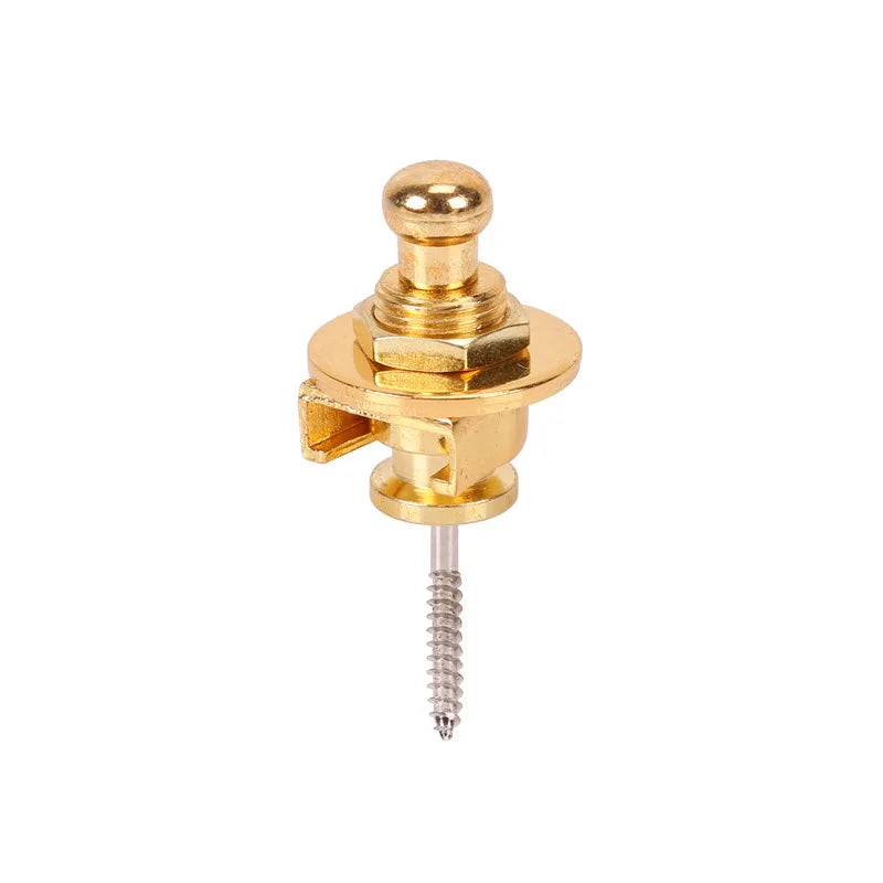 Guitar Bass Strap Lock Skidproof Metal StrapLock Locking Pegs Pins Guitar Strap Buttons End Guitarra Accessories XYLJ02