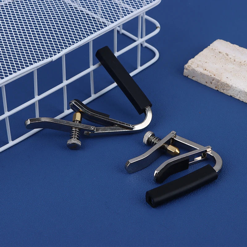 Classical Folk Acoustic Guitar Capo Metal Adjustable Pitch Clip Tuning Clamp Universal Capo Quick Change Clip