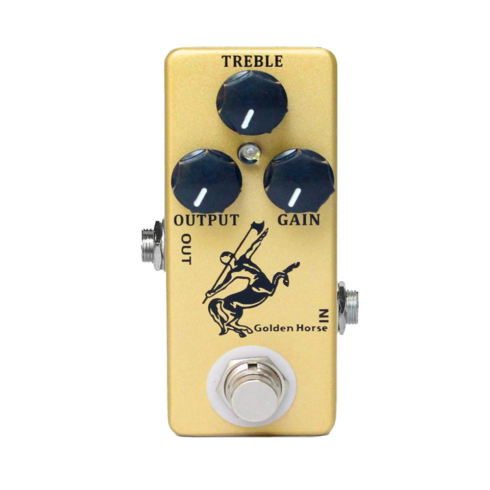 MOSKY Golden Horse/Silver Horse Mini Overdrive Guitar Effect Pedal | True Bypass | Dual Voice Modes | Analog Circuit