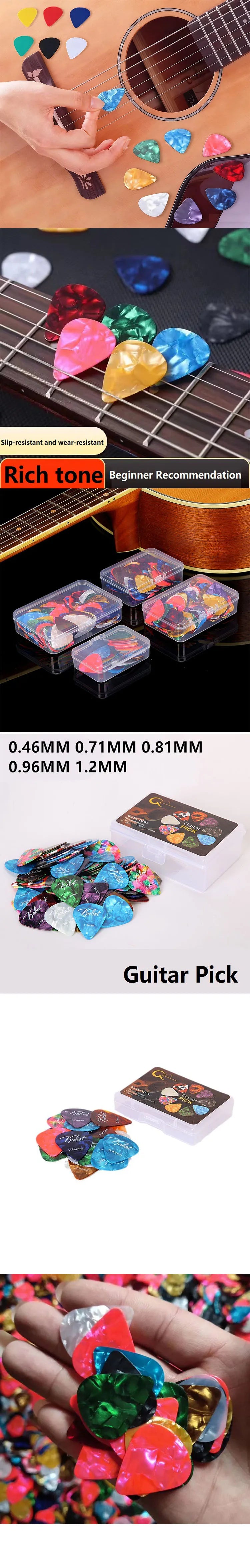 20PCS Guitar Picks Soach Pick 0.71 Pick Alice Plectrums Guitar Mix Plectrum Specifications for Guitar JTBP03