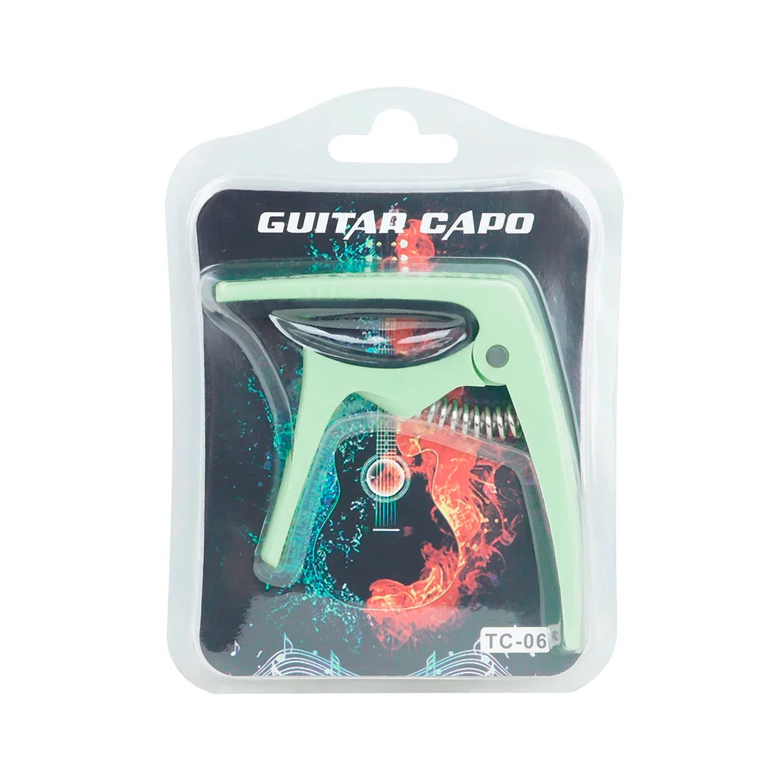 M MBAT Universal Guitar Capo Guitar Capo for Acoustic Electric Guitars Ukulele Mandolin Banjo Guitar Parts Accessories Cyan Pink