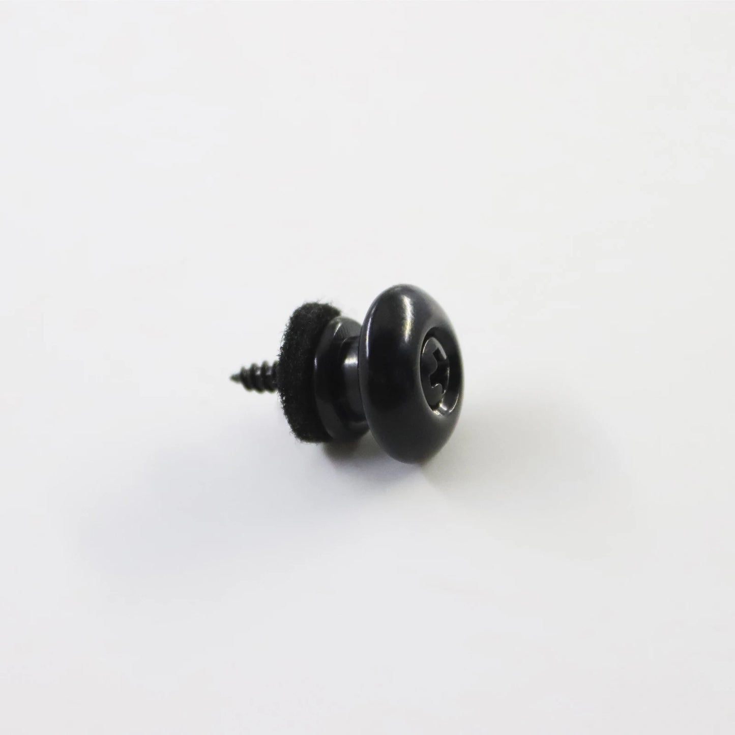 PHRILAM Pair of Mushroom Head Electric Guitar Strap Locks, Black/Chrome/Gold Available