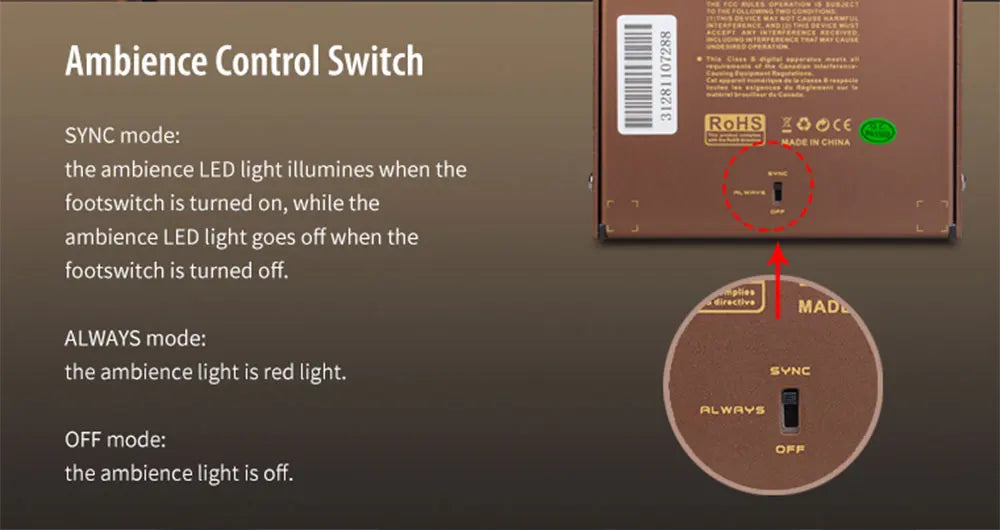 JOYO R-09 Modulation Multi Effects Pedal Stereo Input & Output 2 Modules Each 9 Effects Pedal with Independent SPEED/RATE Knobs