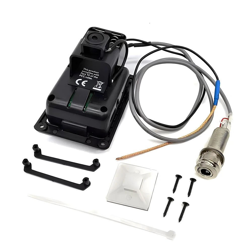 Plastic 301 Guitar Pickup EQ Equalizer with Tuner Presys Piezo Pickup Guitar Blend Preamp Guitar Soundhole EQ Parts Accessories