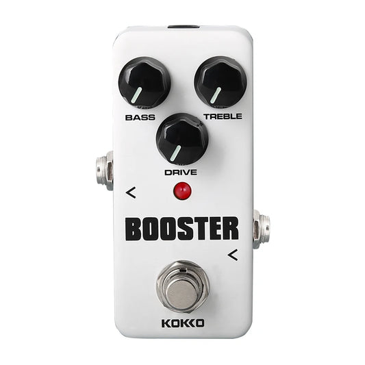 KOKKO Electric Guitar Effect Pedal FBS2 Two Band EQ Booster Effect Pedal True Bypass Mini Single Guitar Pedal Guitar Accessories