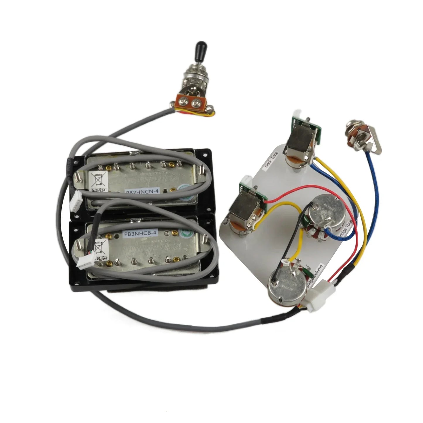 Guitar Pickups Alnico 5 ProBucker Humbucker Pickups Push/Pull Wiring Harness set