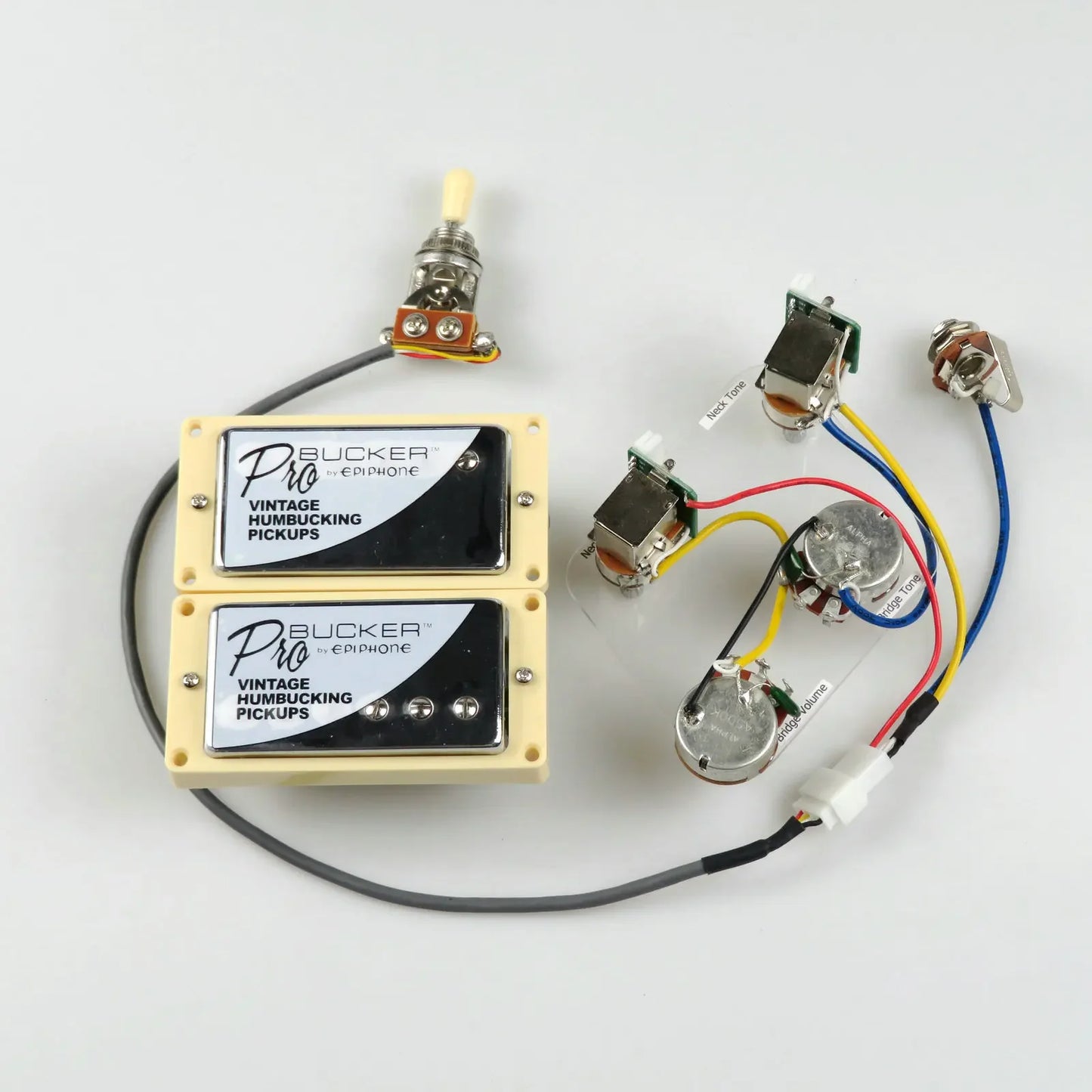 Standard PRO Bucker Alnico Humbucker Pickup Electric Guitar Pickups With Wiring Harness Set