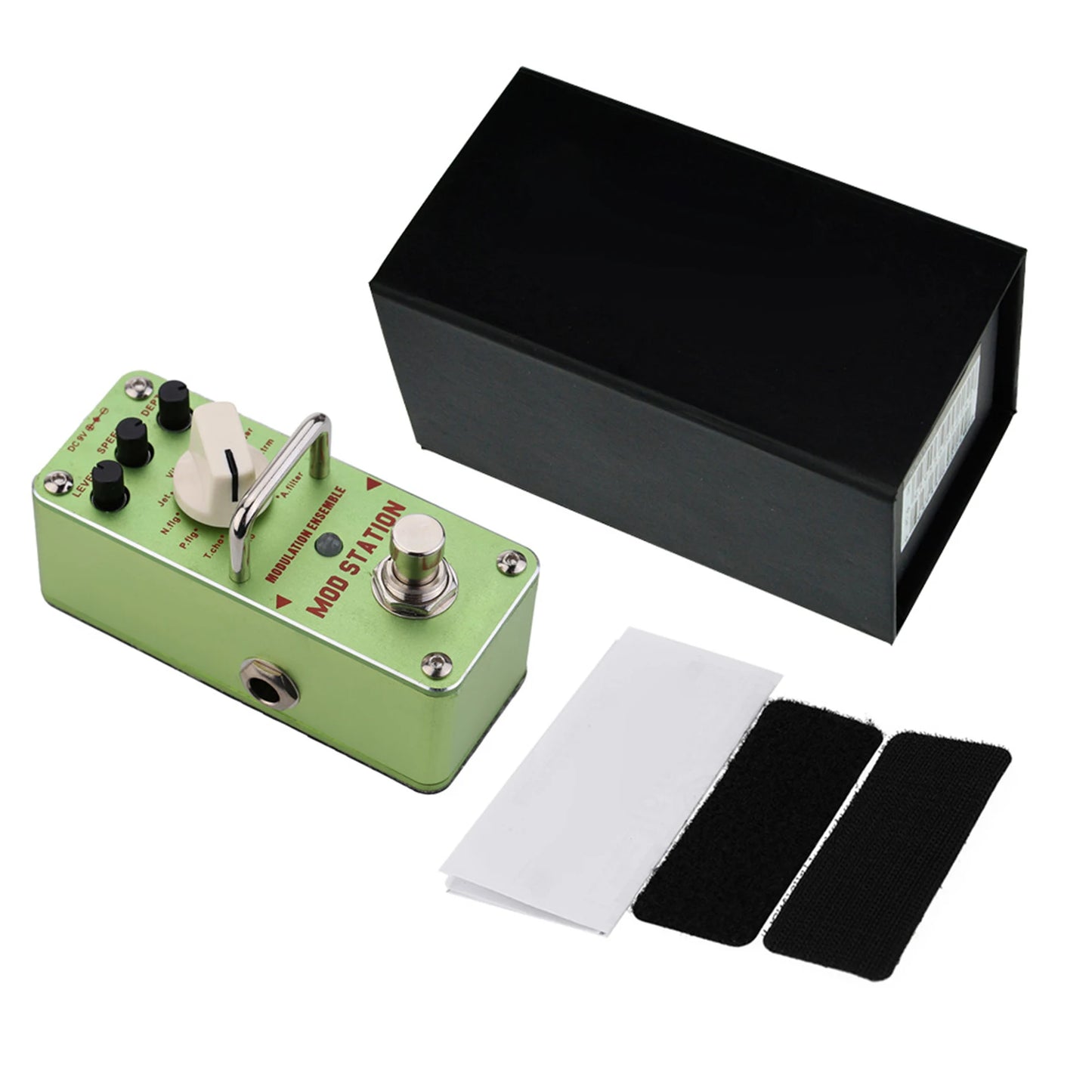 AMS-3 Mod Station Modulation Ensemble Electric Guitar Effect Pedal Mini Single Effect with True Bypass Guitar Effects