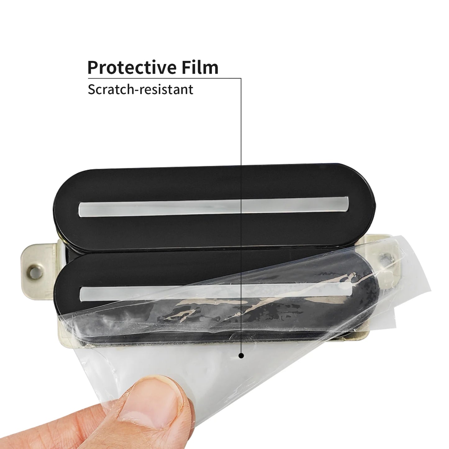 Phrilam Pro Super Power  Electric Guitar Hot Dual Rails Pickup Humbucker Pickup 14.1K Black Guitar Parts