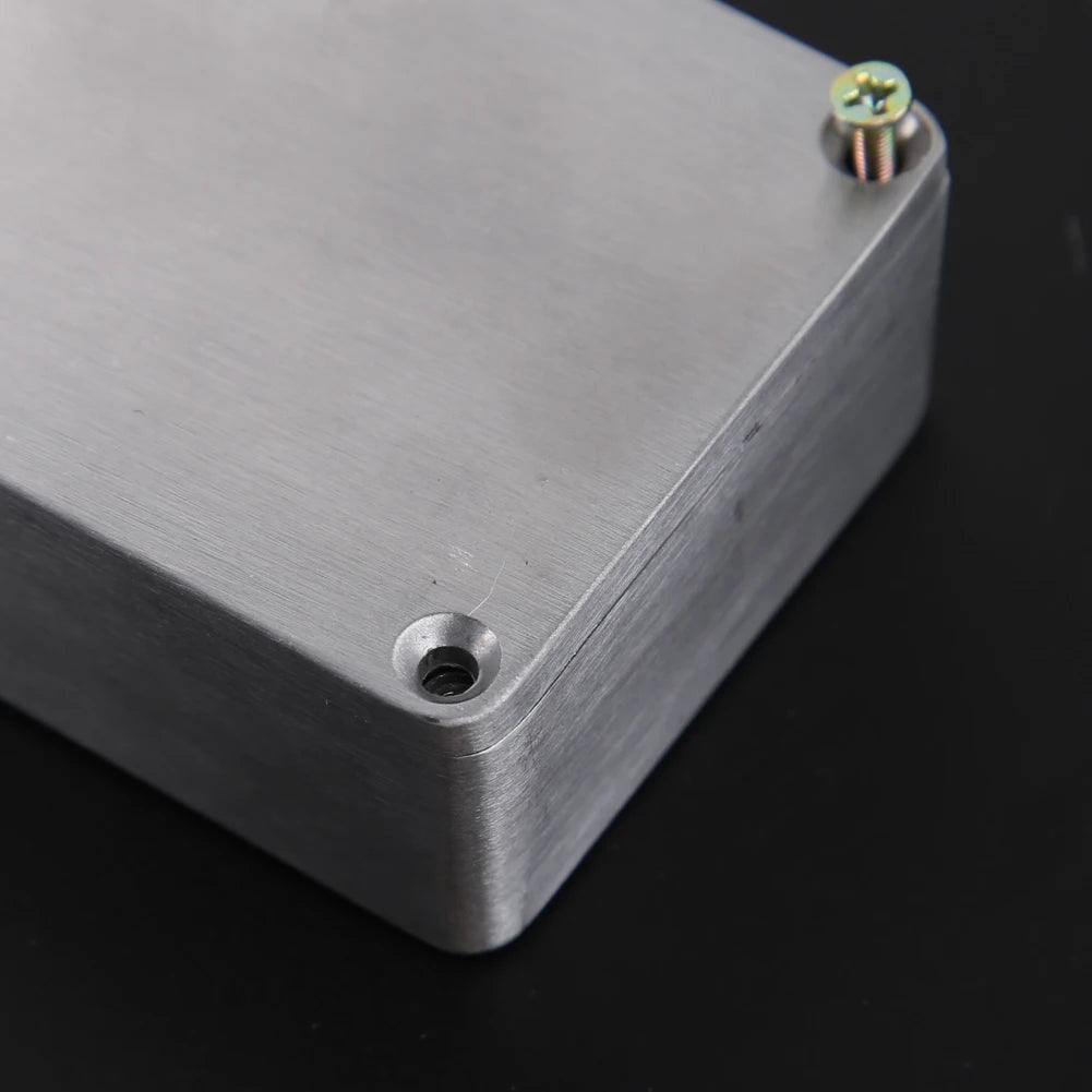 1590B Guitar Effects Enclosure with Screws Aluminum Effects Pedal Enclosure Replacement Durable Musical Instrument Kit