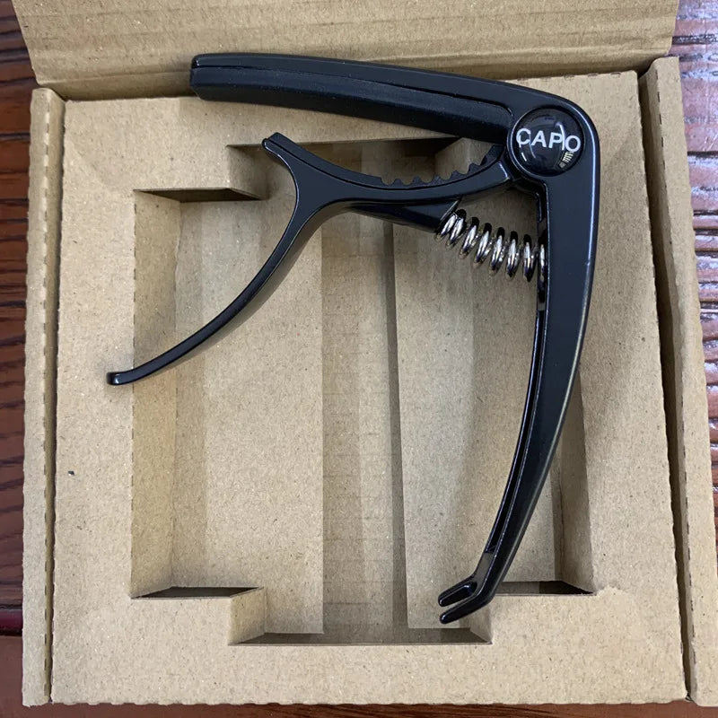 Capo Zinc Alloy Guitar Capo Dual-Use Capo for Folk and Electric Guitars Dual-Use Guitar Accessories