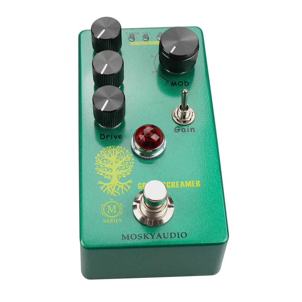 Guitar Effect Pedal GREEN SCREAMER Booster/overdrive booster/overdrive 4 Mode Switch & Level/Tone/Drive Controls Compact