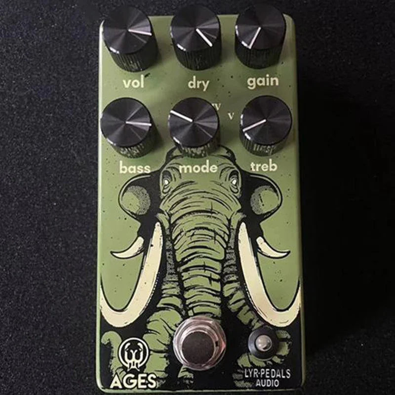 LY-ROCK Walrus Guitar Effects Pedal 5 in 1 Multi-Mode Rock Overdrive Pedal