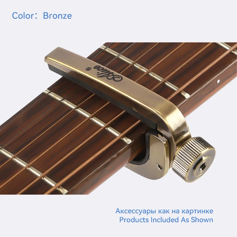 Alice Guitar Capo A007J Alloy Material Suitable for Bass Acoustic Electric Guitar Etc. Guitar Accessories