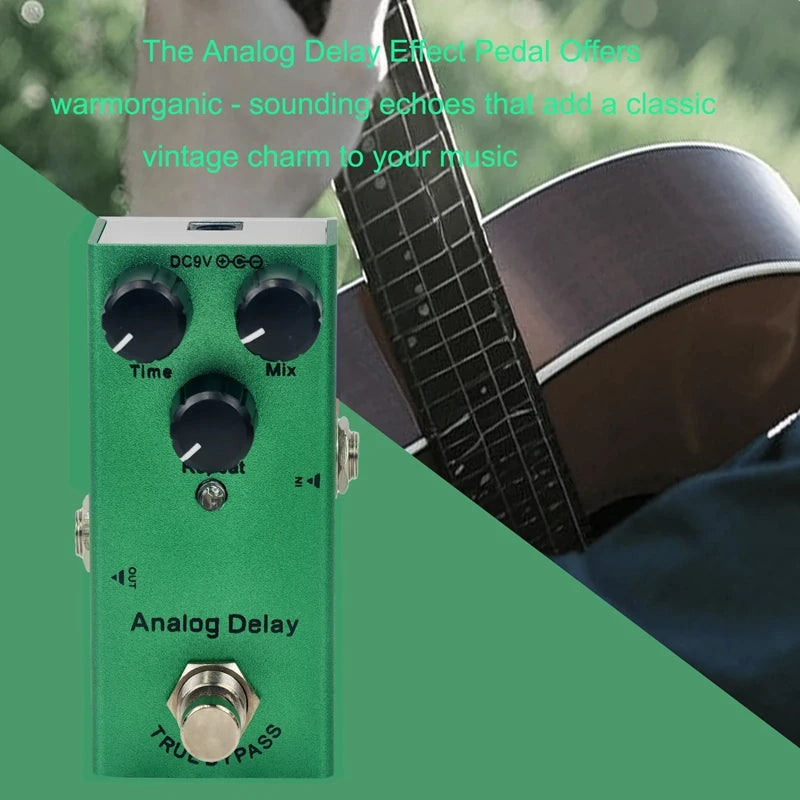 Hot Sale Electric Guitar Effects Pedal Metal Shell 10 Effects True Bypass DC 9V Adapter Powered for Multi Electric Guitars