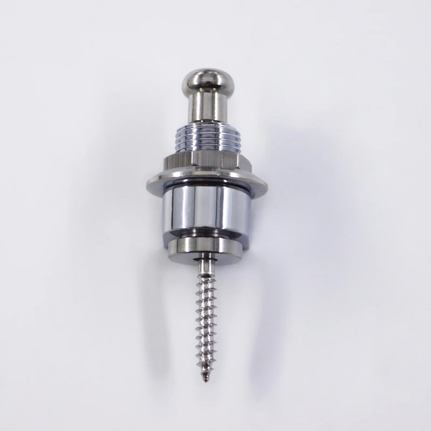 PHRILAM 2PCS Metal Skidproof Guitar Strap Locks Straplocks, Black/Chrome/Gold Available