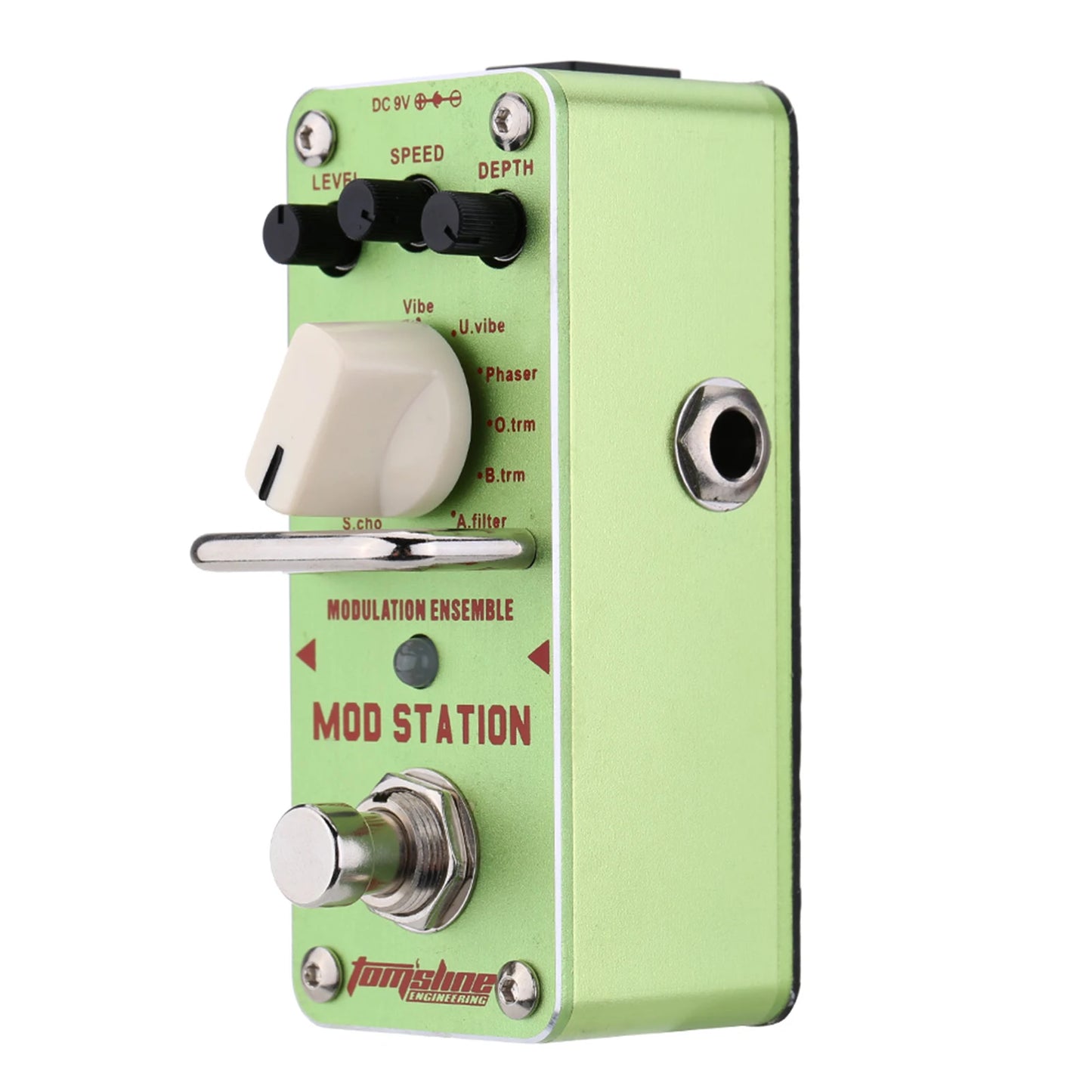 AMS-3 Mod Station Modulation Ensemble Electric Guitar Effect Pedal Mini Single Effect with True Bypass Guitar Effects